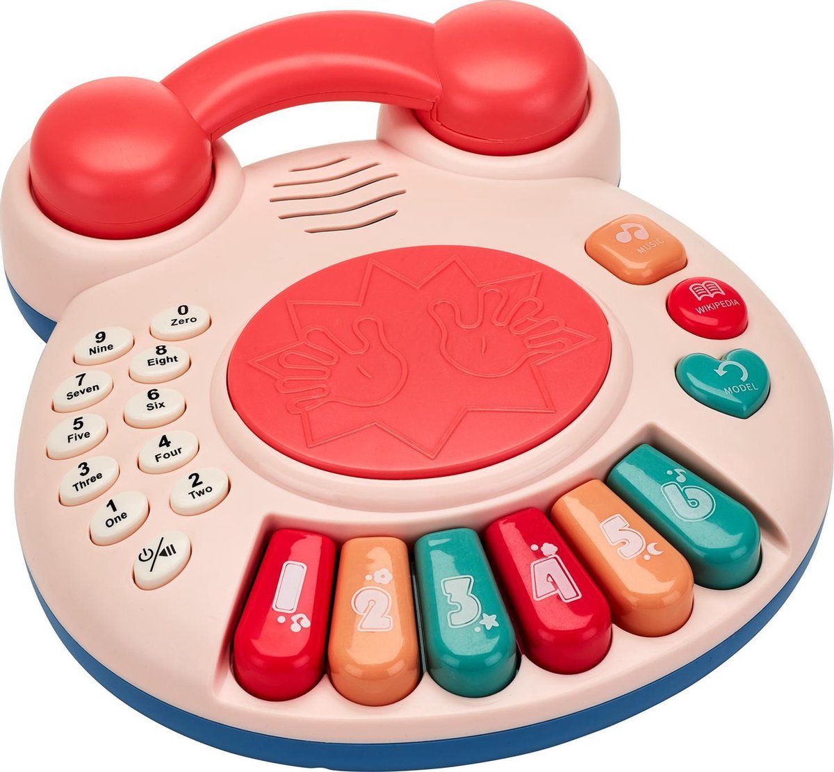 Kindertelefoon Educatief Baby Speelgoed - Rammelaar - Muziek en Lichteffecten - Kinderen Vanaf 1