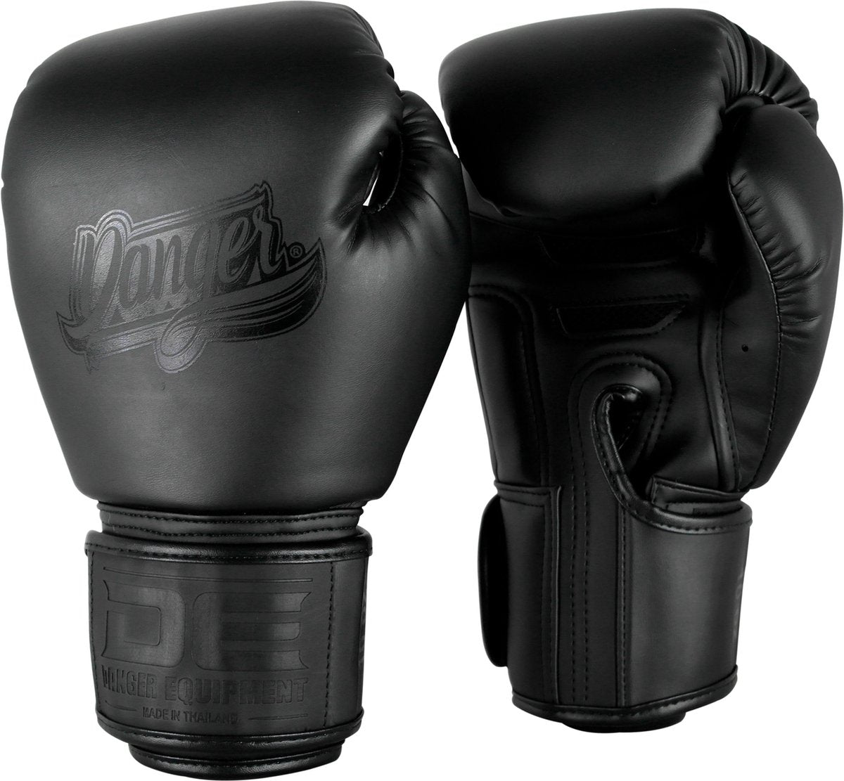 Leren bokshandschoenen Danger Super Max 2.0 | zwart - Product Kleur: Zwart / Product Maat: 10OZ