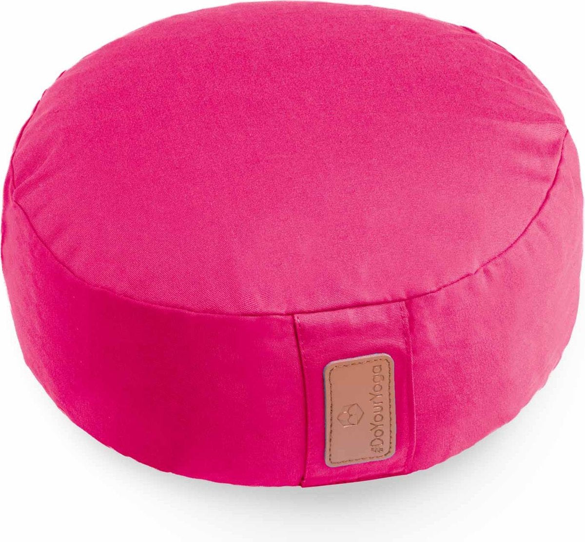 #DoYourYoga - Yoga kussen - »Vishnu« - rond meditatiekussen met bio-organische boekweit schalen vulling - H:15cm