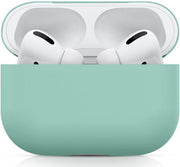 Airpods Pro Hoesje Siliconen Case - Mint groen - Airpods Pro Siliconen Case Hoesje mintgroen - Airpods pro hoesje