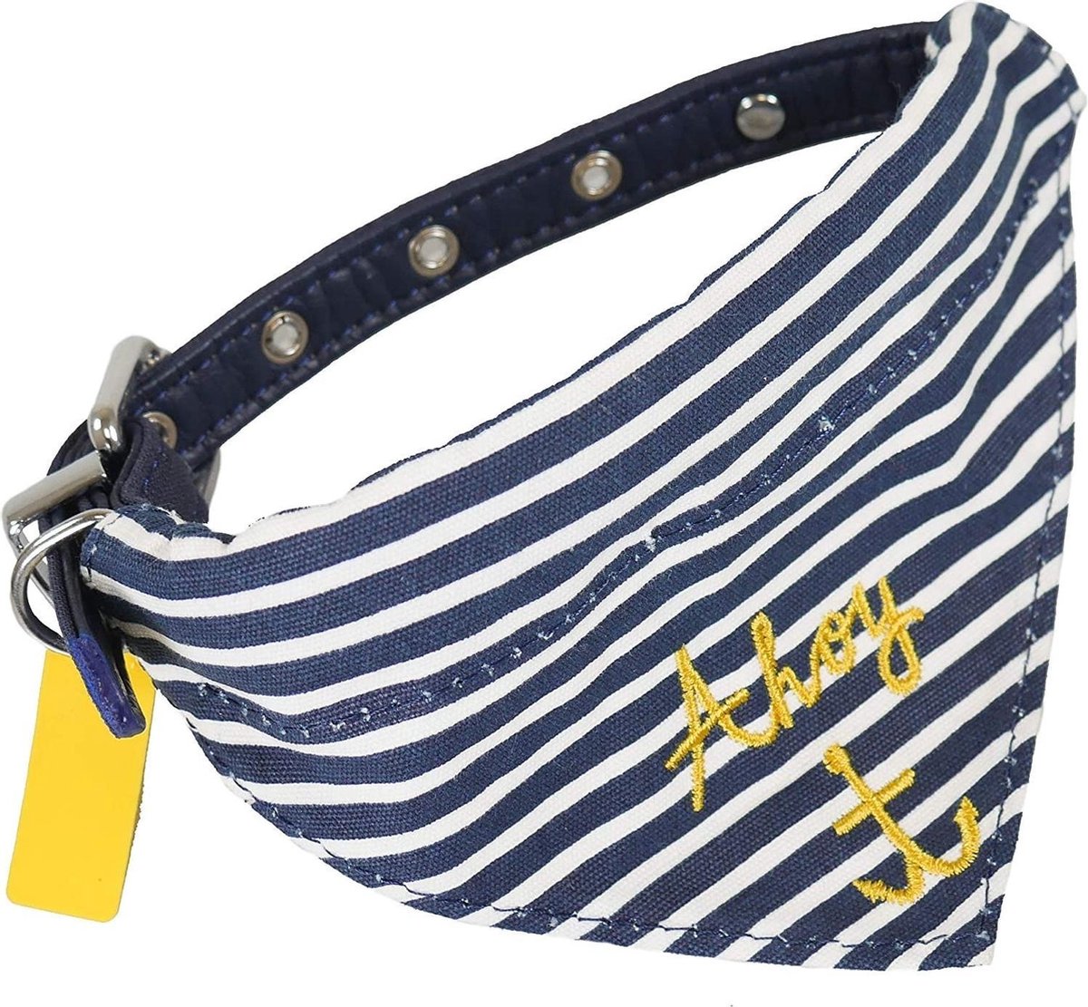 Joules halsband voor hond  coastal nautical met halsdoek 35
