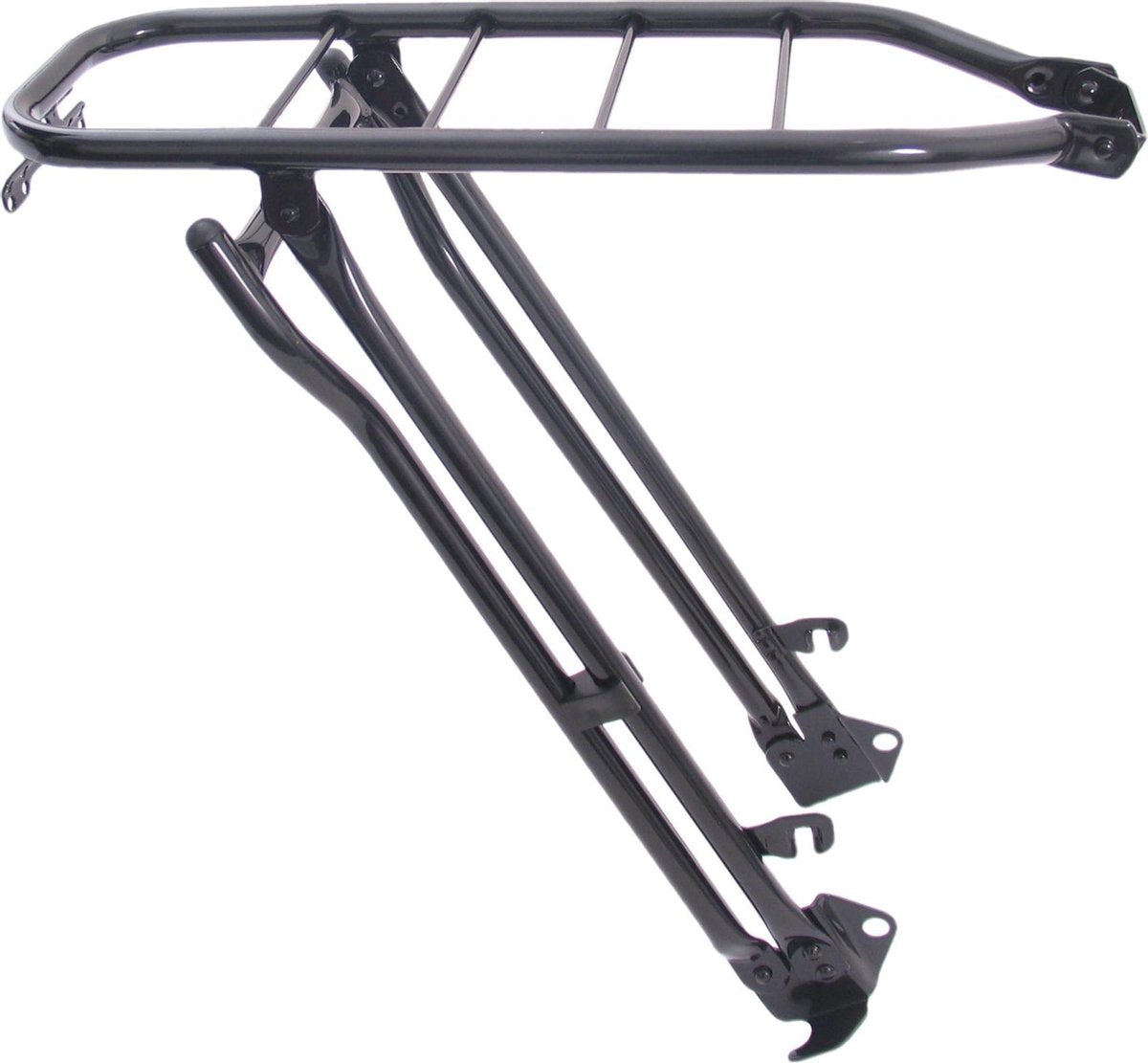Bagagedrager Gazelle 28" staal 57 t/m 61 cm met klapstandaard - zwart