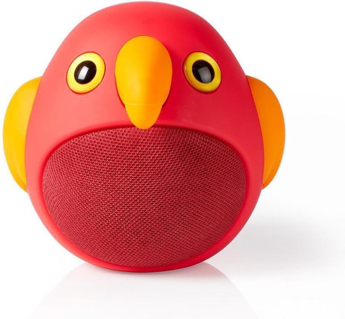 Bluetooth®-Speaker | Batterij speelduur: Tot 3 Uur | Handheld Ontwerp | 9 W | Mono | Ingebouwde microfoon | Koppelbaar | Animaticks Perry Parrot | Rood