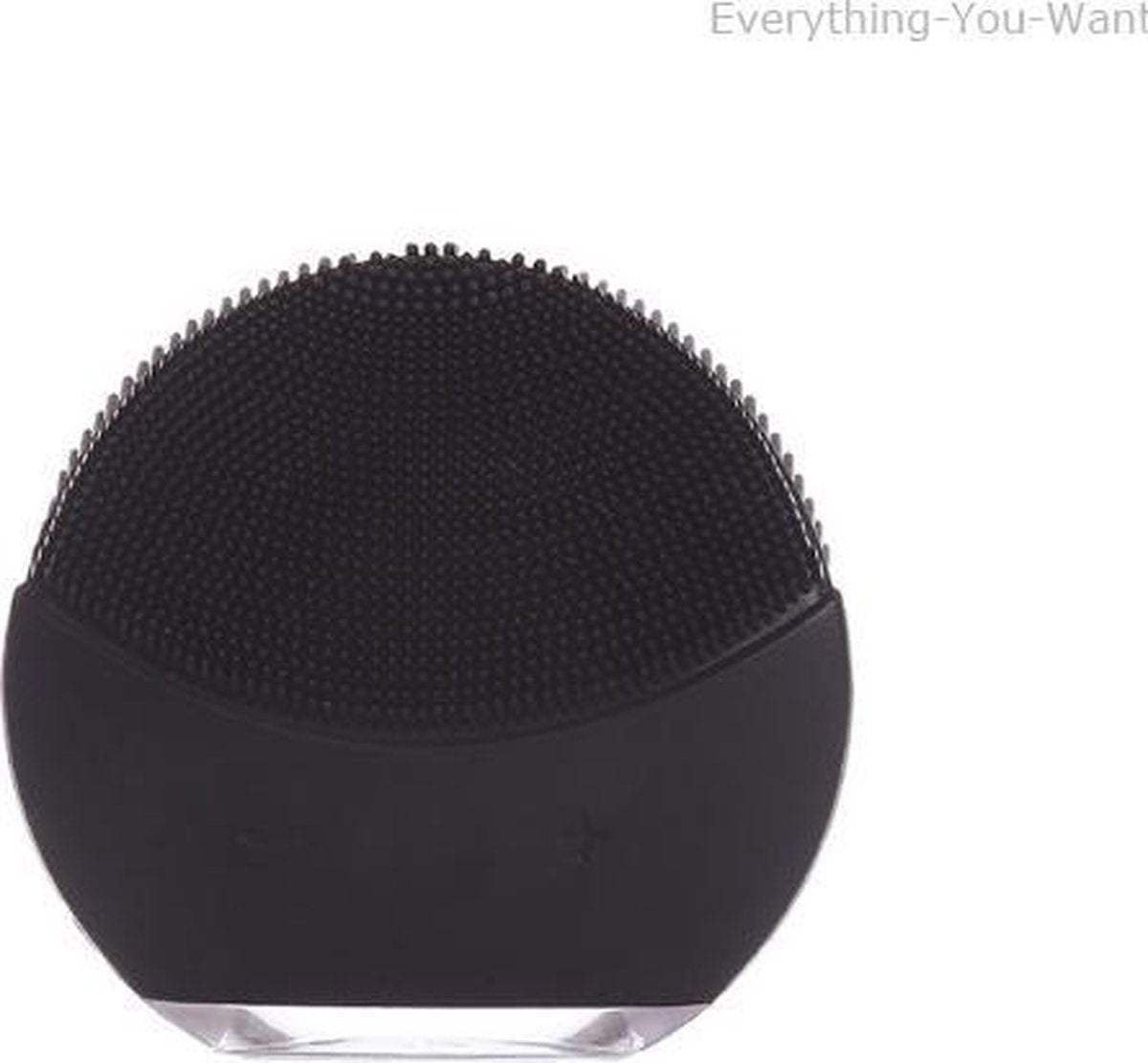 Gezichtsborstel – Gezichtsreiniger elektrisch - Gezichtsborstel elektrisch - Face brush – Face cleaner – Gezichtsborstel siliconen - Gezichtsreinigingsborstel – Gezichtsreiniging – Elektrische gezichtsborstel – Zwart
