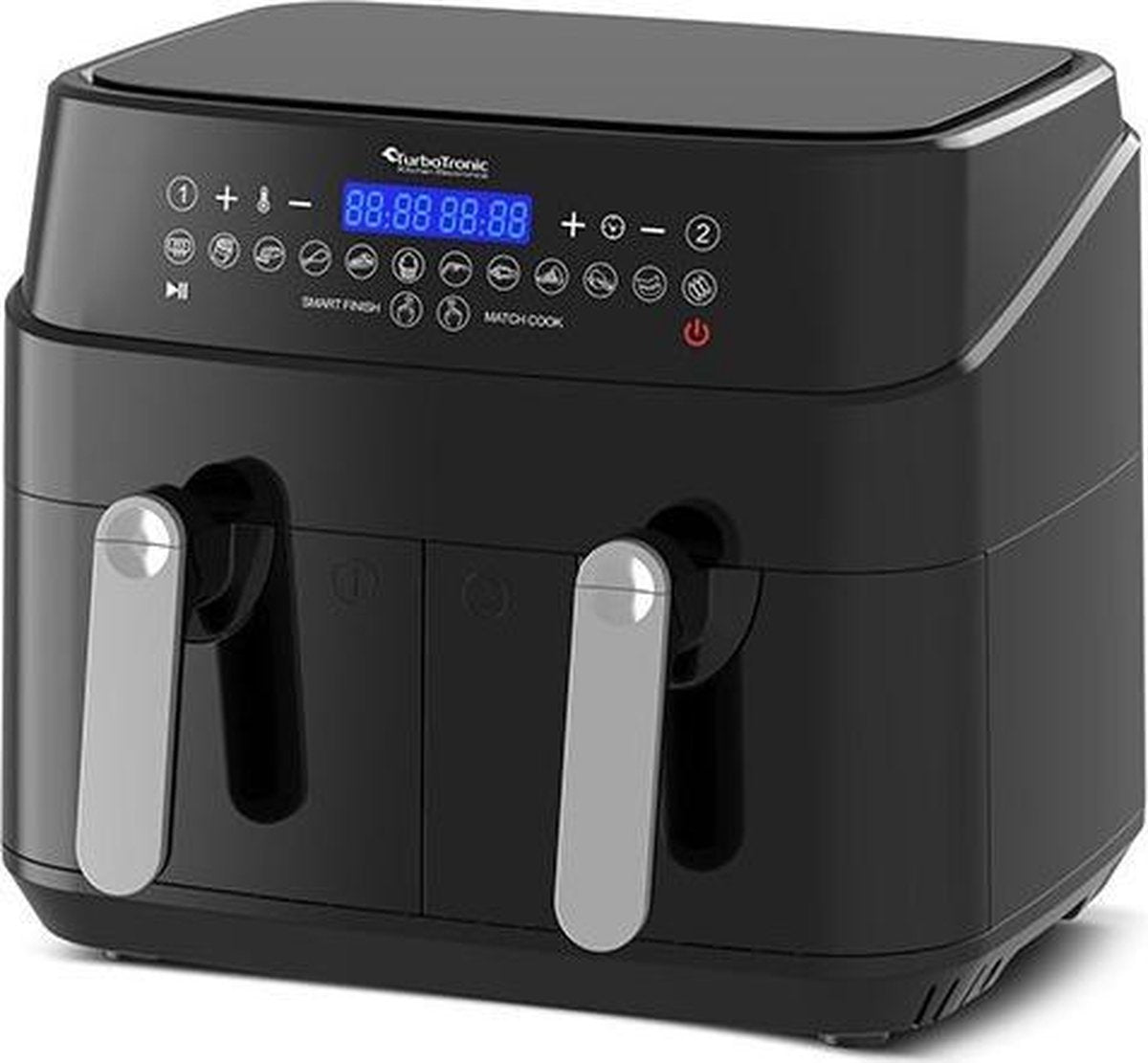 Z-line XXL Airfyer - Dubbele mand - 9 liter - Zwart