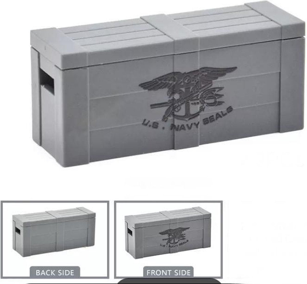 G18 - Amerikaanse wapenkist "US Navy Seals" - Custom printed - WW2 Bouwstenen - Lego fit - WW2 - Soldaten - Militair - Tank - Army - Bouwstenen - Wapens - Geweren - Brick - Tweede Wereld Oorlog - Mini-figures - Leger - Duits - Navy Seals