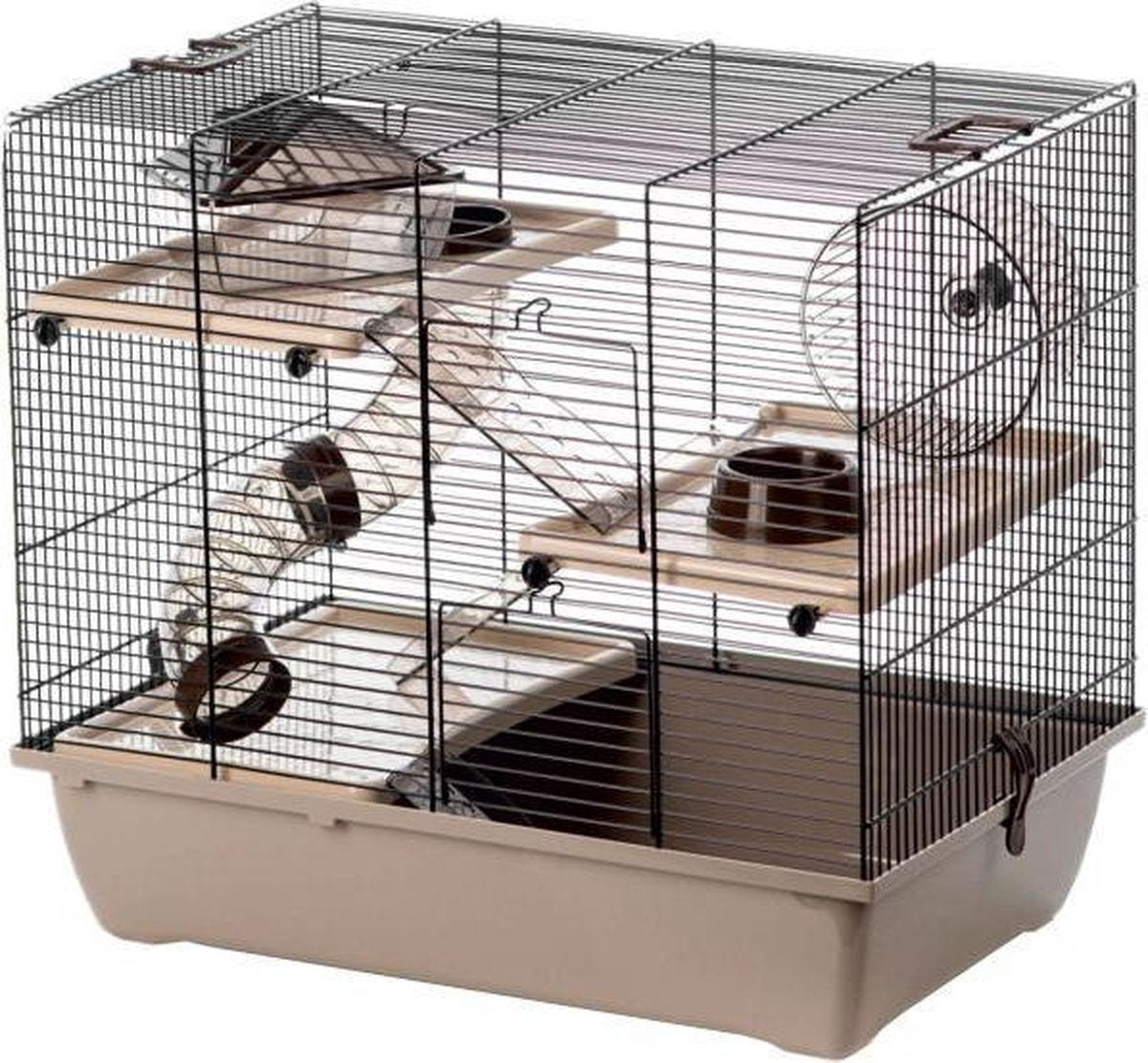 Interzoo hamsterkooi pinky3 mocca