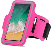 iPhone X hoes Sport armband Hoesje hardloopband Roze