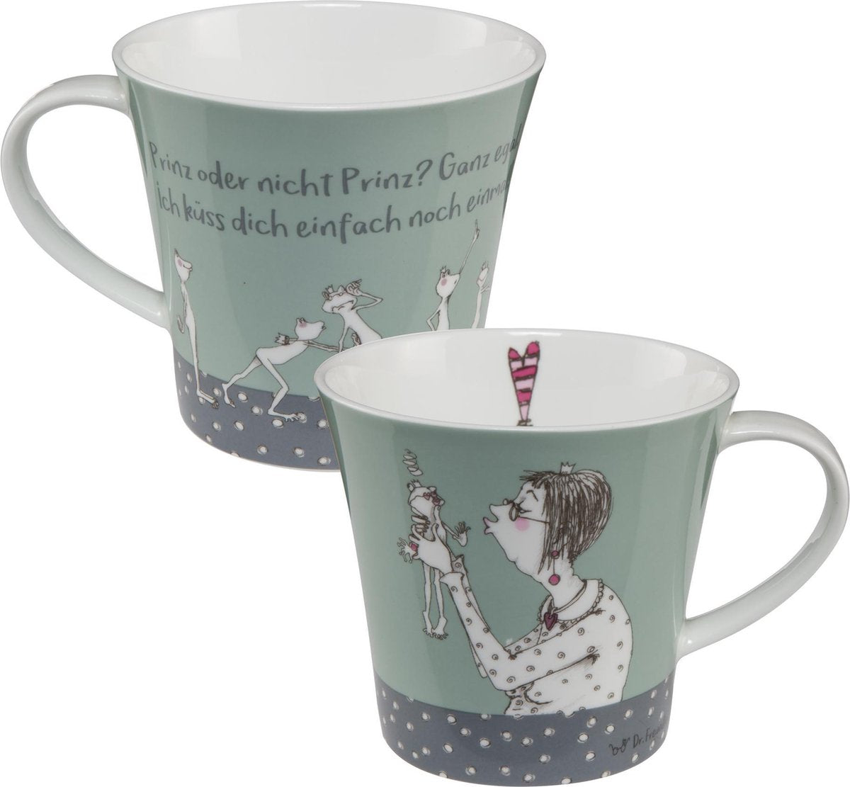 Goebel® - Barbara Freundlieb | Koffie / Thee Mok "Prinz oder nicht" | Beker