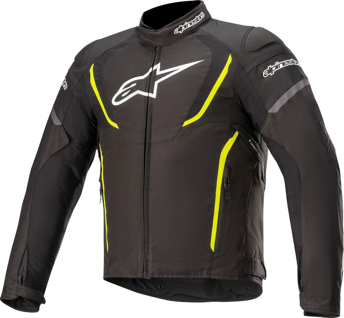 Alpinestars Gravity Drystar jas zwart/fluo geel