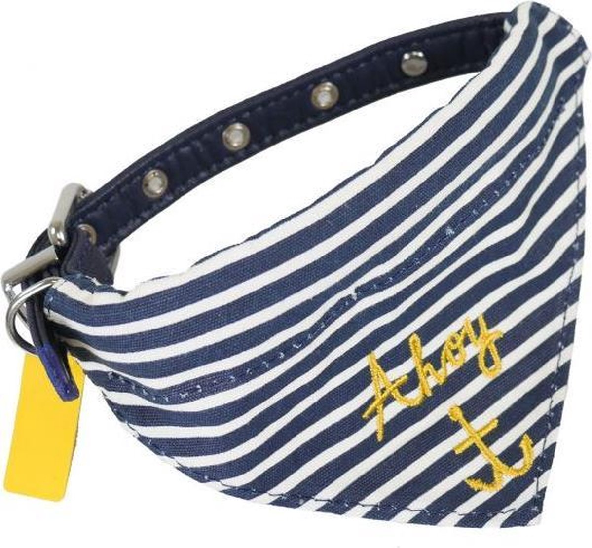 Joules halsband voor hond  coastal nautical met halsdoek 25