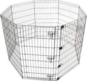 M-pets Puppyren 62 X 91 Cm Opvouwbaar Staal Zwart