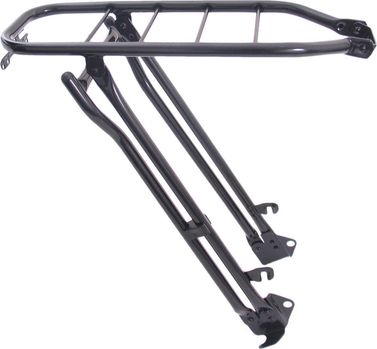 Bagagedrager Gazelle 28 staal 66cm met klapstandaard - zwart