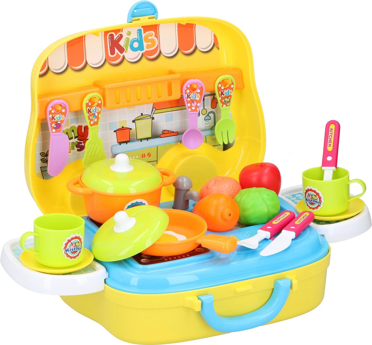 Eddy Toys keuken speelset  - in koffertje