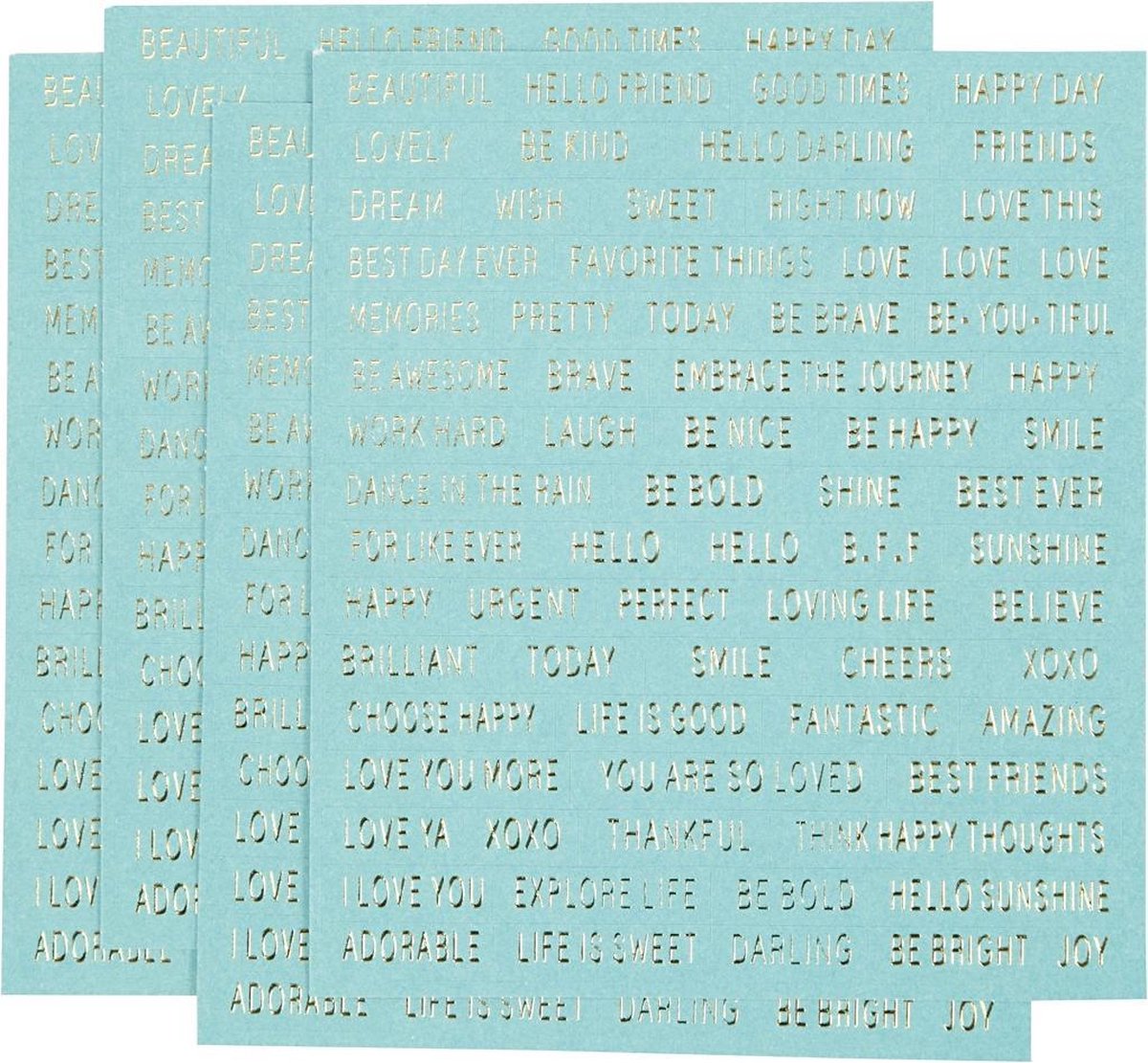 Creative Stickervel Folie Papier 11 X 11