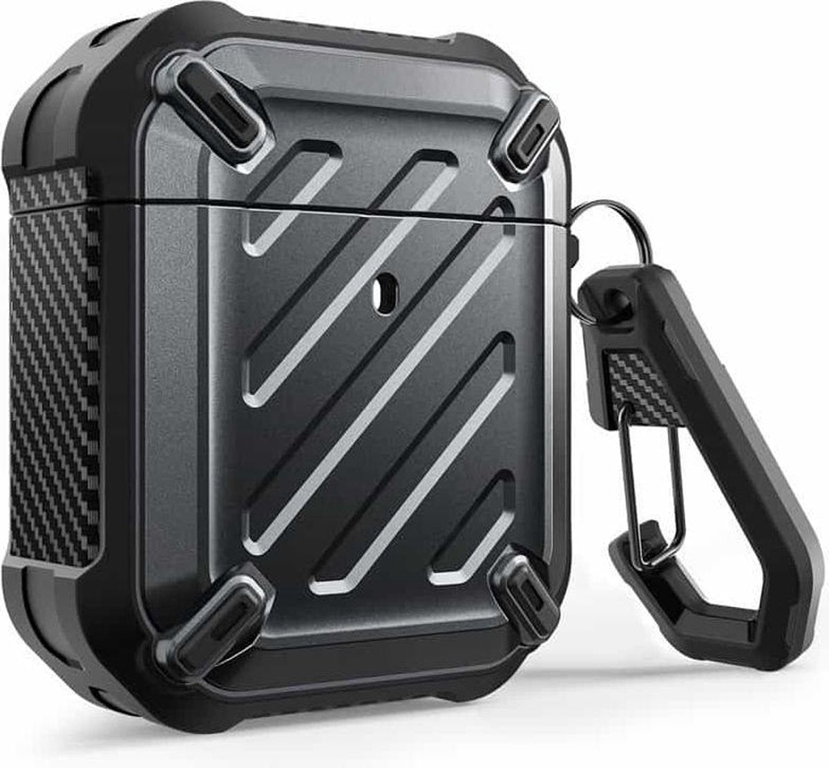 SUPCASE Unicorn Beetle Rugged Armor Apple AirPods 1 / Airpods 2 Case - Zwart