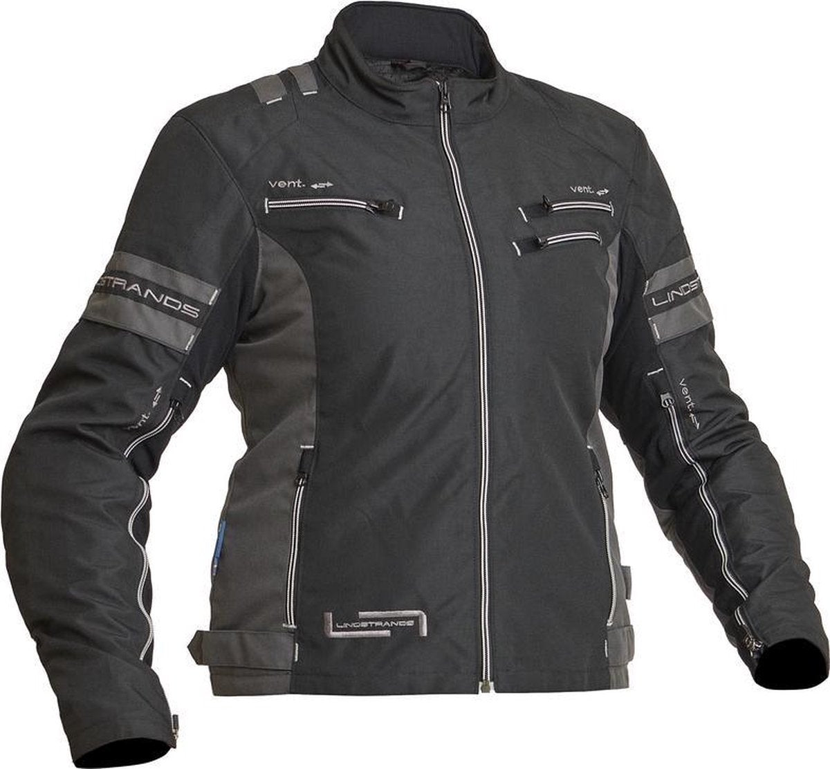 Lindstrands textiel motorjack Liden Lady zwart 36