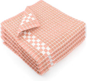 Fecido Classic Dark Kitchen Tea Towels - Absorbent 100% Cotton Long Lasting Durability European Made Tea Towels - Set of 4