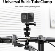 PRO SERIES Fiets Stuur Houder Stuurdiameter (17-35 mm) geschikt voor GoPro / DJI OSMO / Insta360 en Sports / Action Cameras