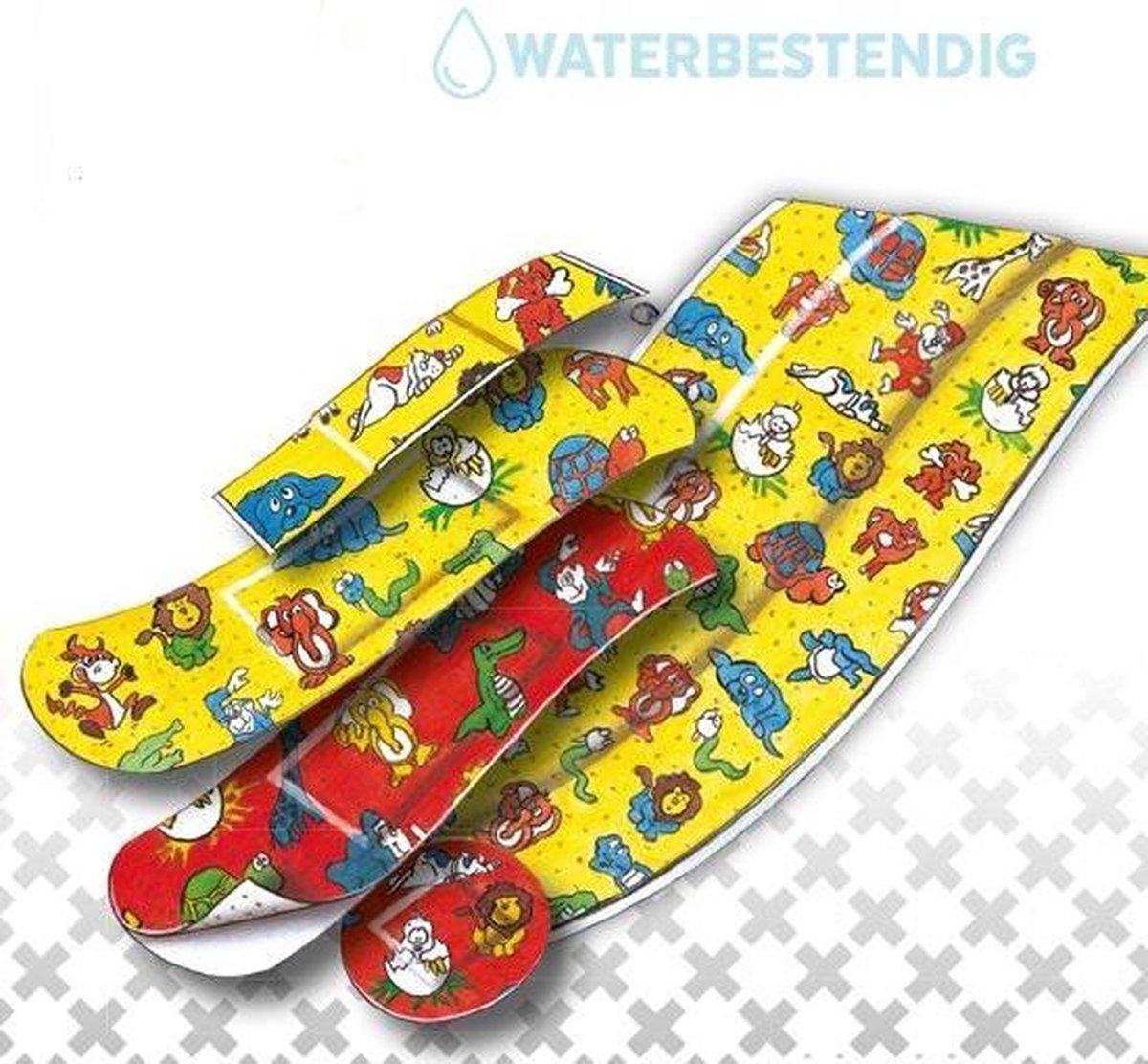 Set kinderpleisters - kinderpleisters - 10 x 10 cm + 25 assorti