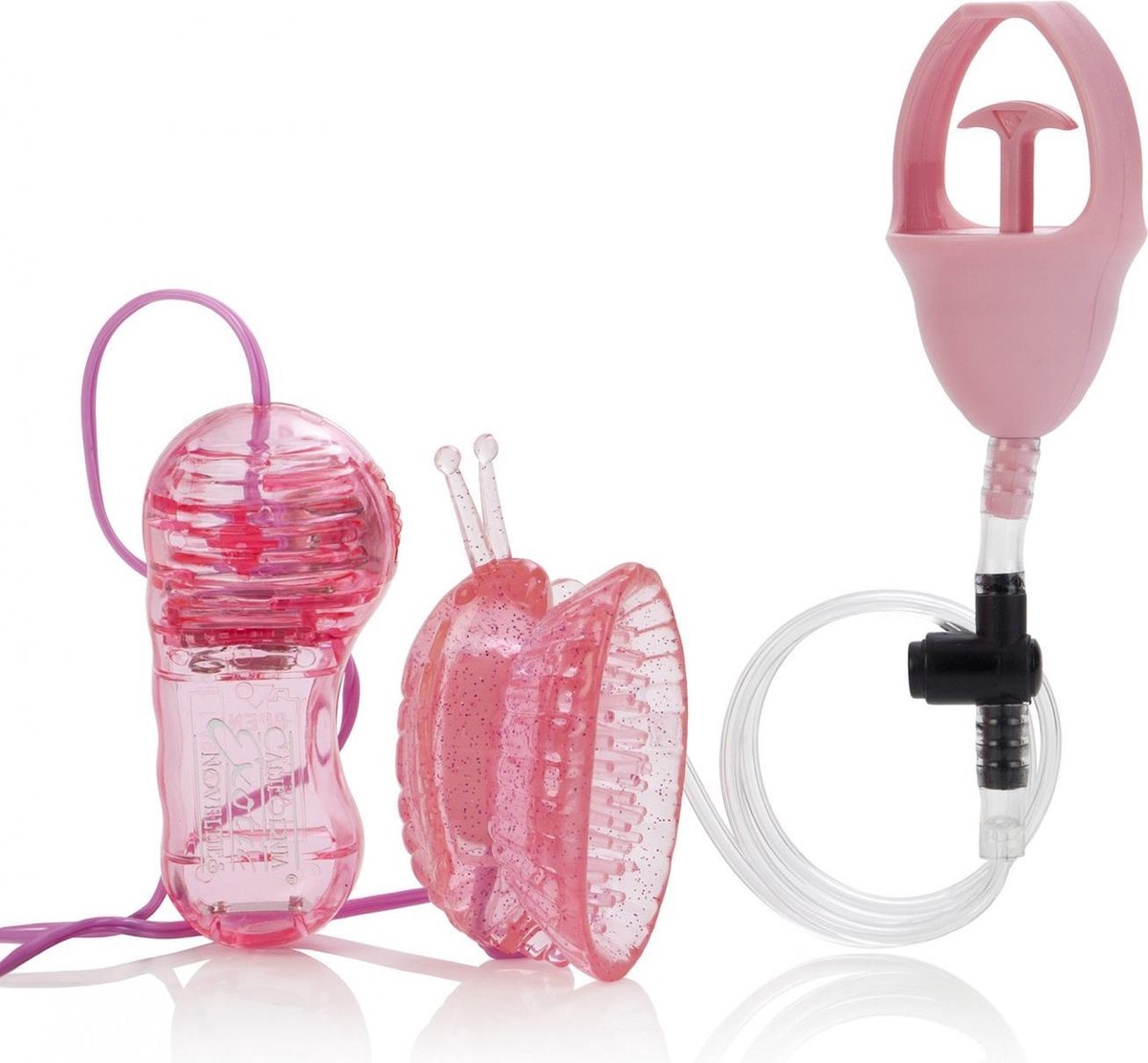 California Exotic Novelties Butterfly - Vaginapomp - Roze - Ø 40 mm