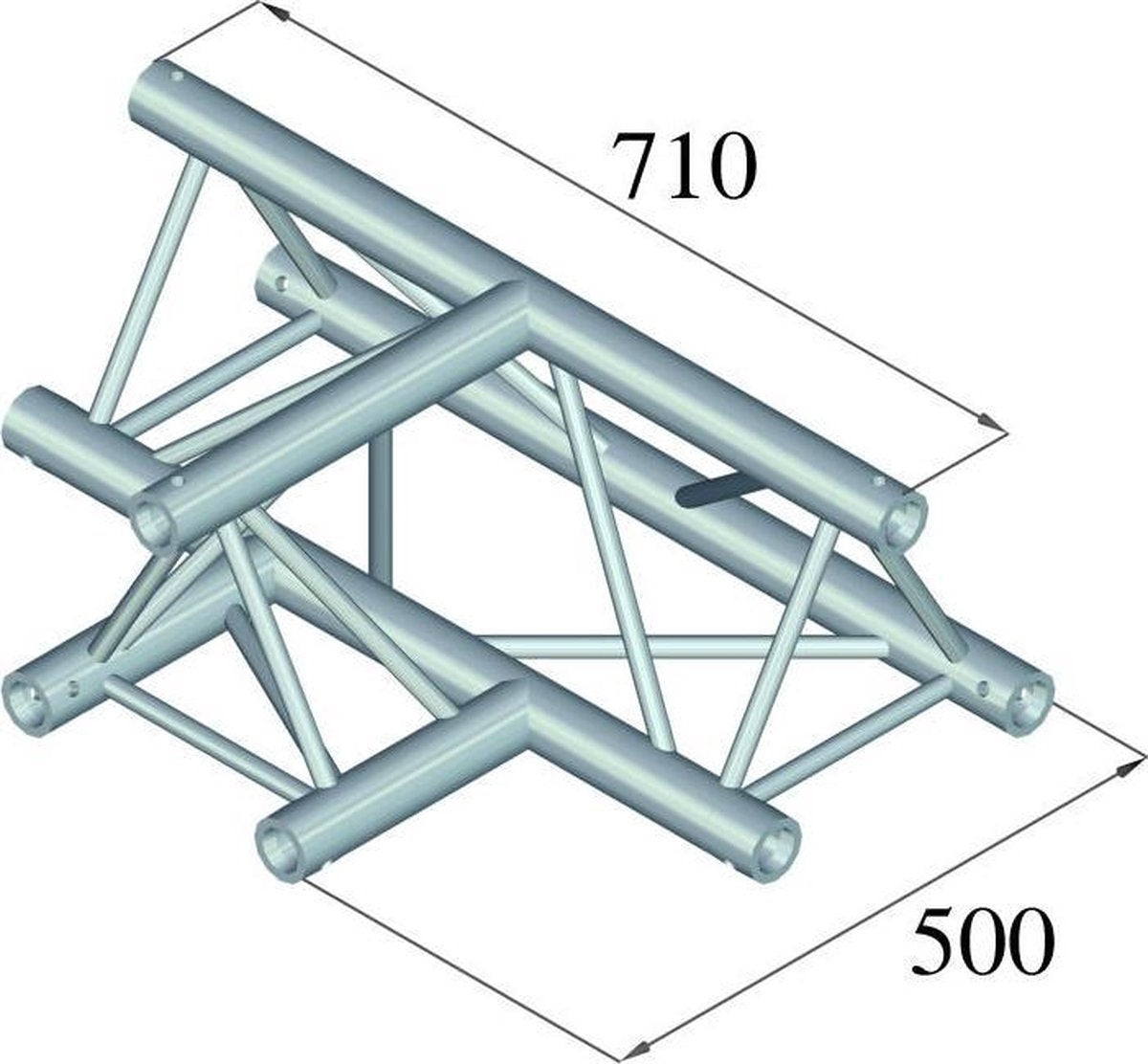 ALUTRUSS TRILOCK 6082AT-36 3-Way T-Piece
