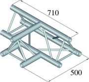 ALUTRUSS TRILOCK 6082AT-36 3-Way T-Piece