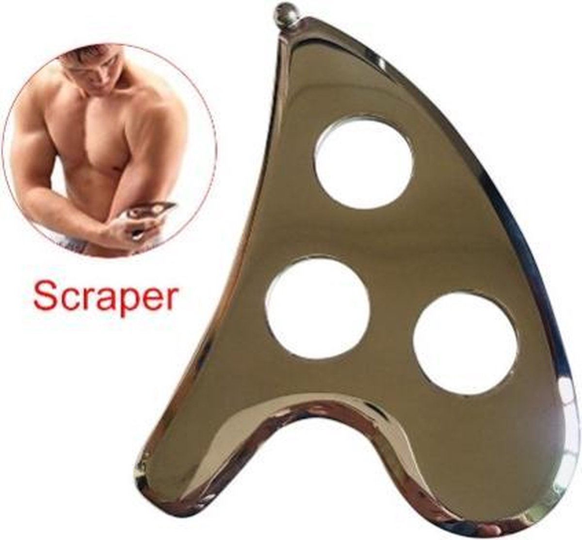 VITADO Fascia IASTM Guasha tool fascie schraper voor rug