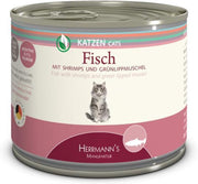 20x Herrmann's Selection Kattenvoeding Fish With Prawn 200 gr.