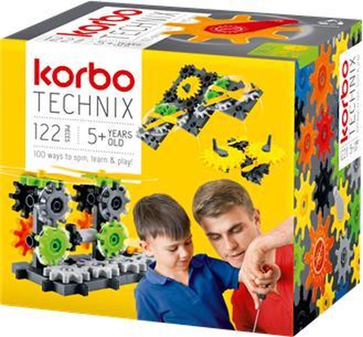 Techniek Tandwielen 122-delig - Korbo