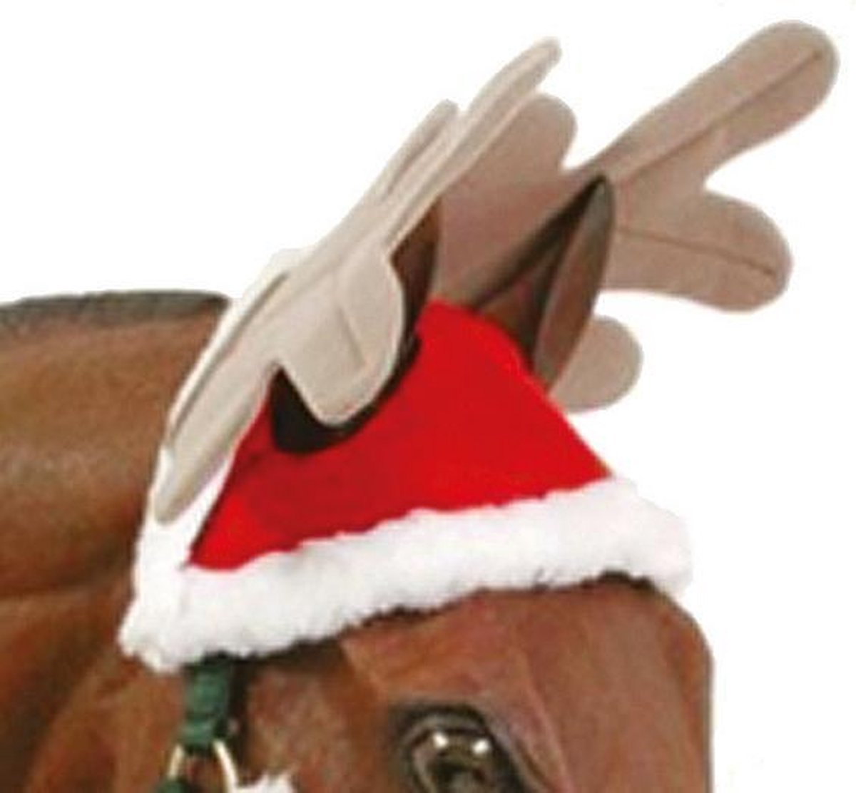 S2g Paardenhoed Rendier Katoen Rood/beige/wit