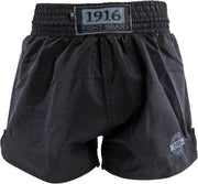 1916 Kickboksbroek Old School Zwart/Zwart