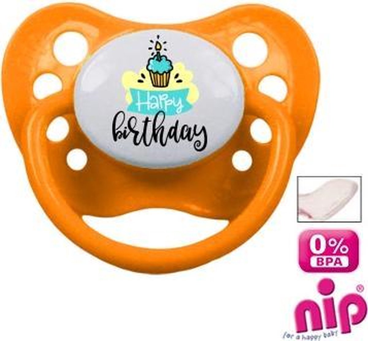 NIP Fopspeen 'Happy Birthday'