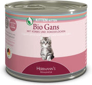 20x Herrmann's Bio Selection Kitten Goose With Courgette 200 gr.