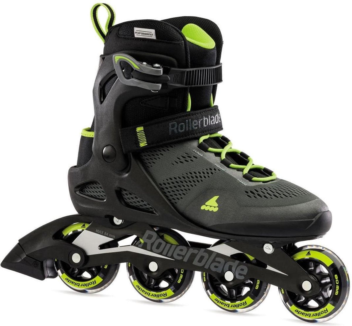 Rollerblade Inlineskates - Maat 44.5 - Mannen - zwart/lime groen