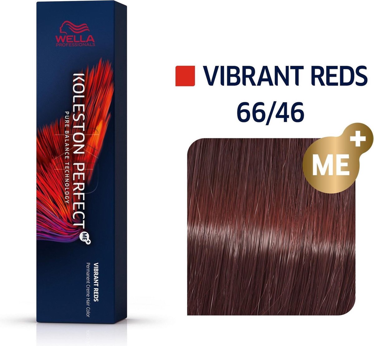 Wella Haarverf Koleston Perfect Me+ Permanent Creme Colour 66/46 Dark Blonde Intensive Red Violet