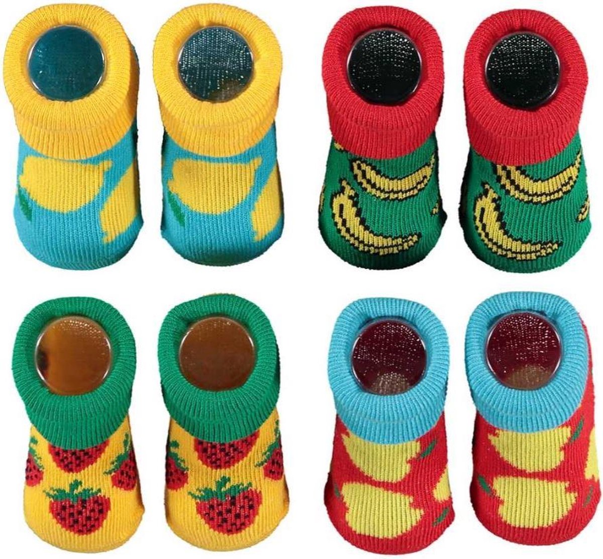 Apollo Babysokken New Born Junior Katoen/polyester 4-delig