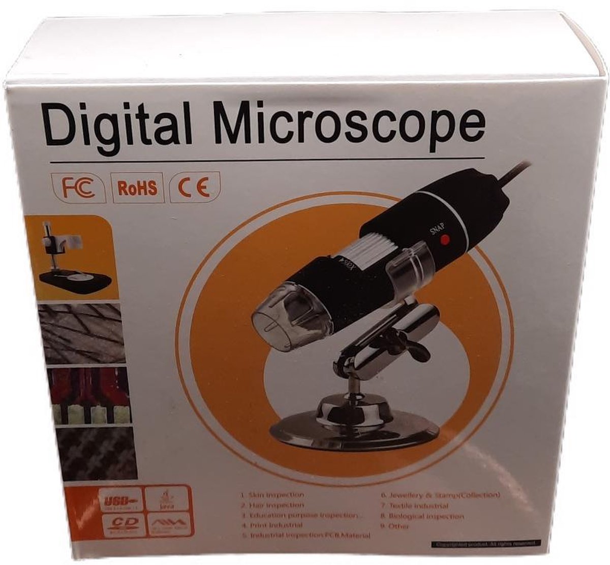 DIGITALE MICROSCOOP 1600x 2Mpix