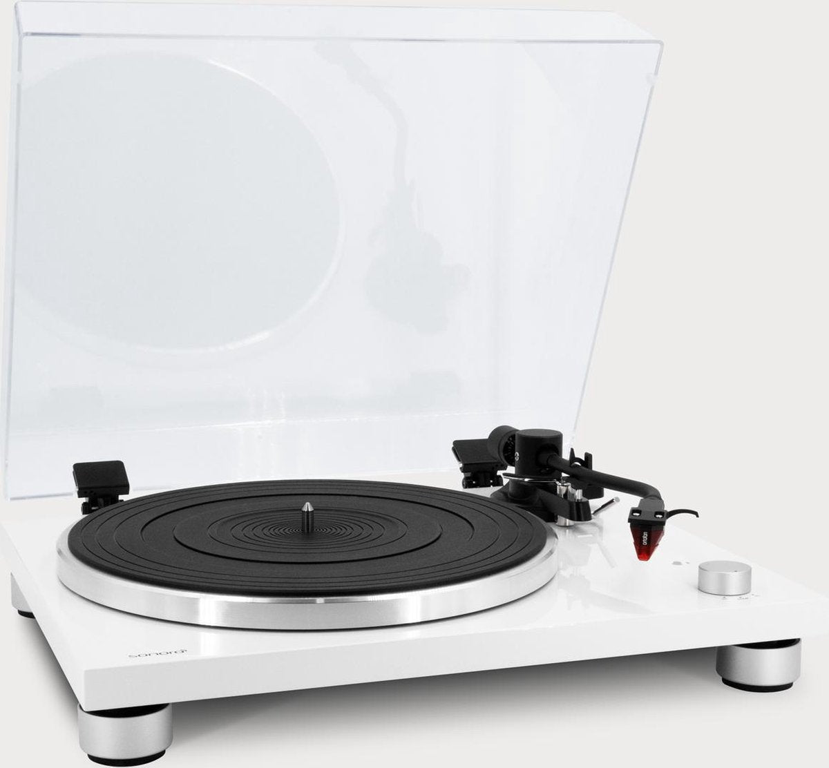 Sonoro PLATINUM platenspeler Wit Hoogglans