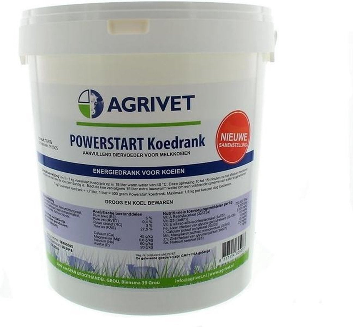 Powerstart Koedrank 10 kg