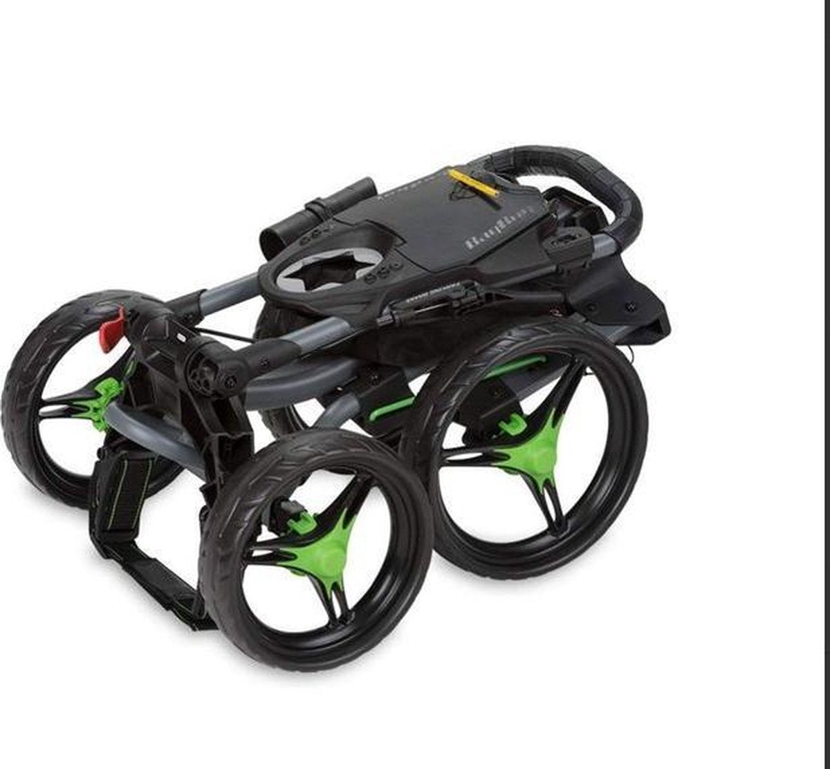 Bagboy Quad XL Golftrolley - Mat zwart/rood