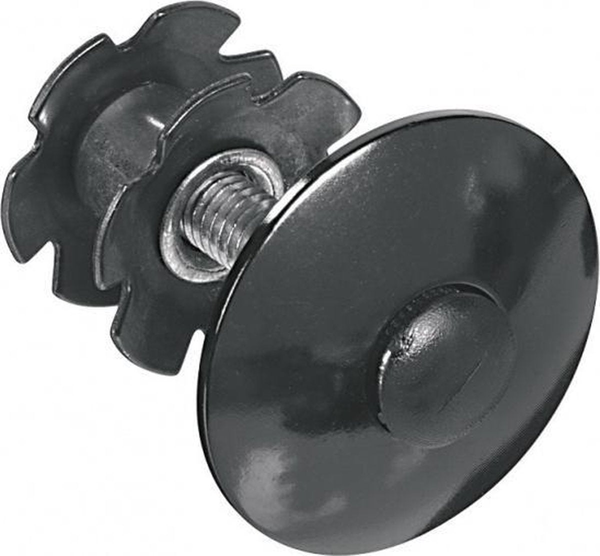 Balhoofdplug Ergotec 1-1/8" - zwart