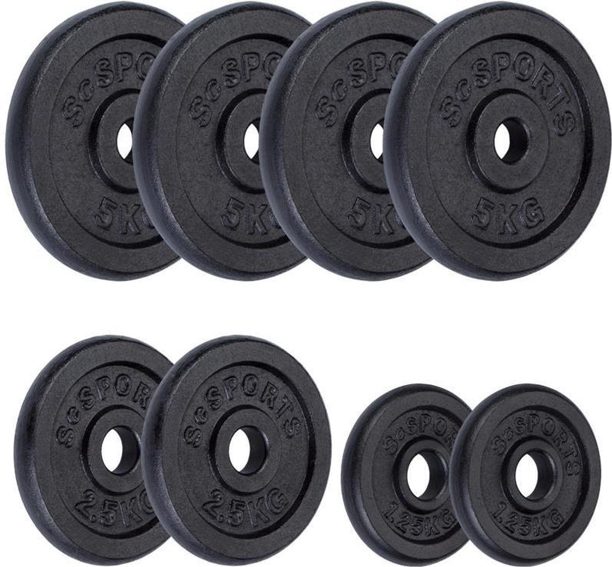 ScSPORTS® Halterschijven set 27