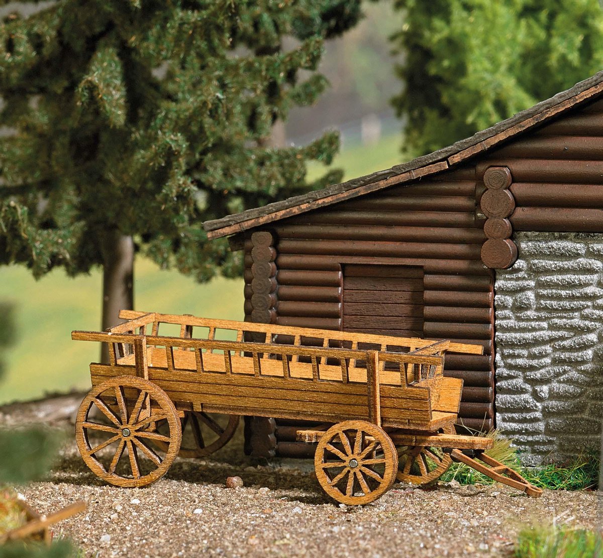Busch - 2 Heuwagen H0 (5/20) * - BU1385 - modelbouwsets