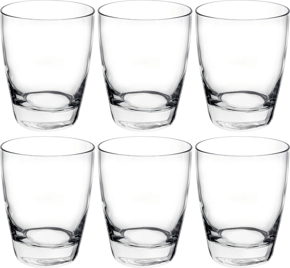 15x Stuks tumbler waterglazen/sapglazen transparant 280 ml - Glazen / drinkglazen