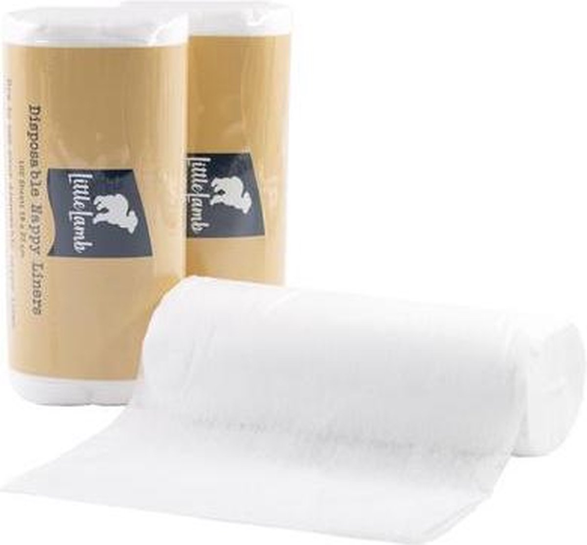 Inlegvellen voordeelpakket | 5 rollen | viscose | wasbare luiers | Kidzstore.eu