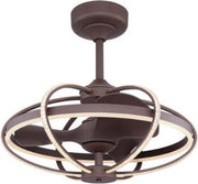 Plafondventilator met verlichting Simona - dark