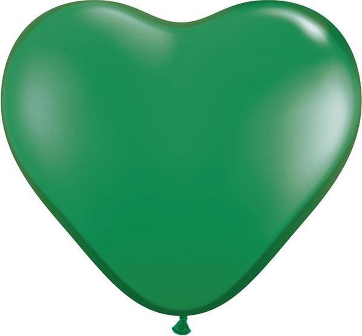 MEGA Topping hart ballon 80 cm Groen