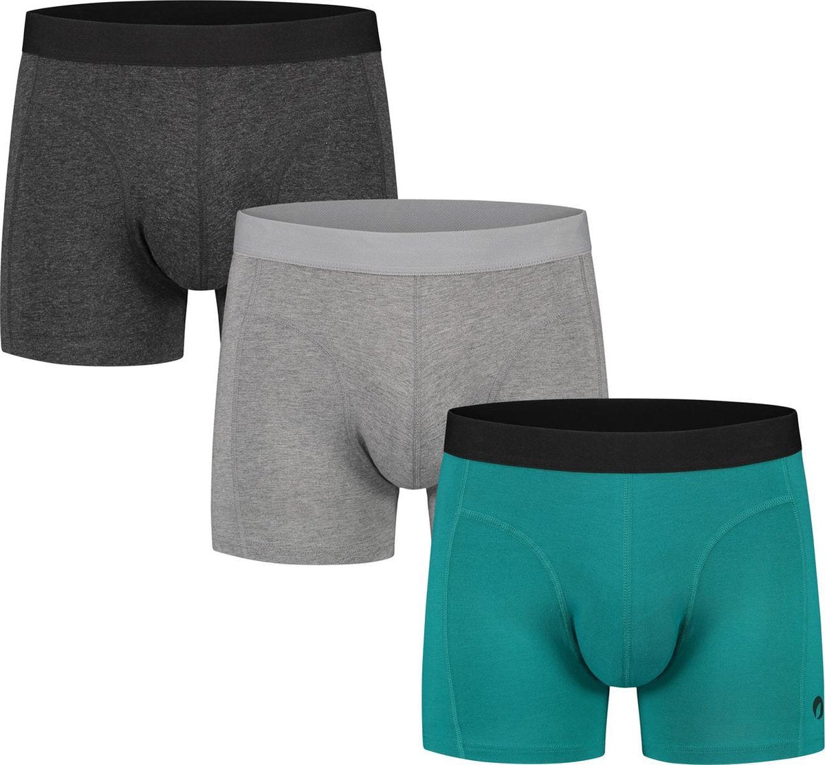 Boxershorts voor heren - bamboe - 3-pack -3 colors- small- geen logo in band - Bambocks