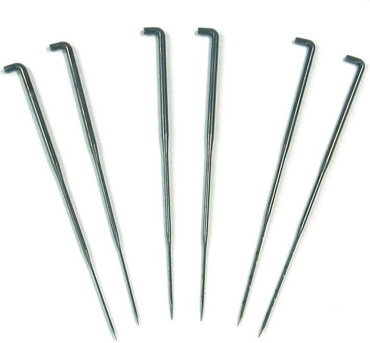 Glückskäfer Dikke Viltnaalden 6 Stuks 10 Cm Blank Staal